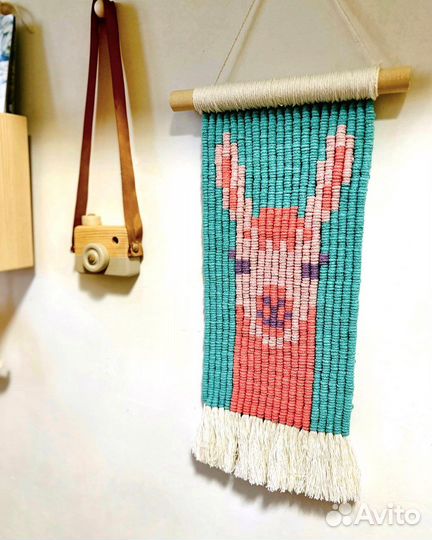 Панно на стену макраме