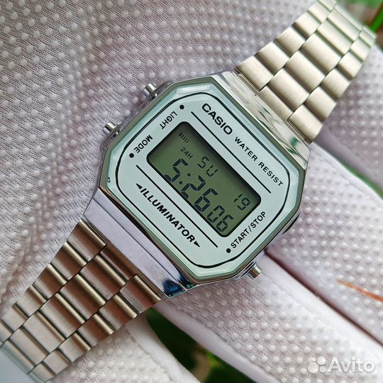 Модные ретро часы Casio illuminator