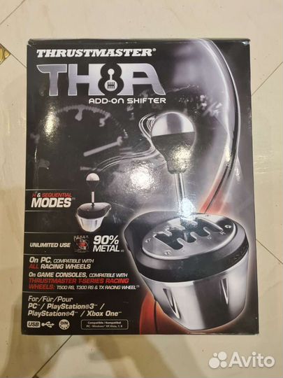 Кпп TH8A, коробка, шифтер Thrustmaster, провод usb