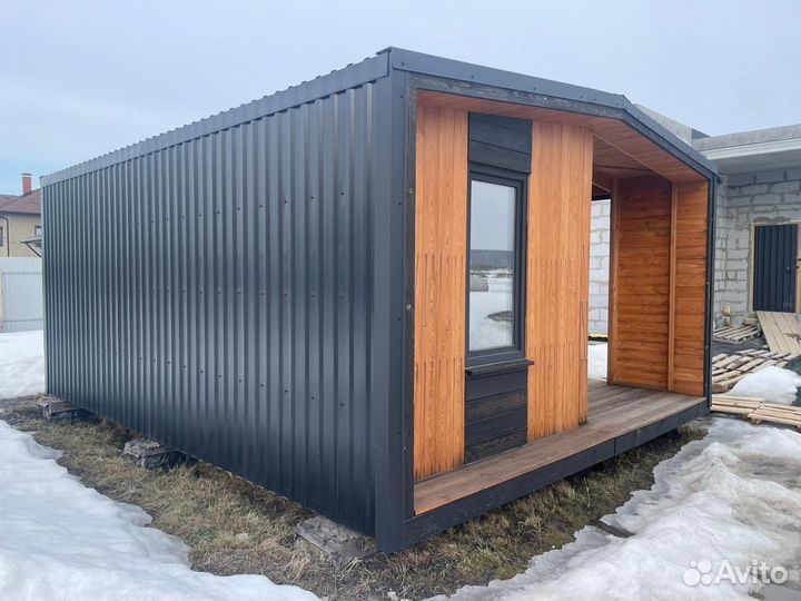 Каркасный мини дом