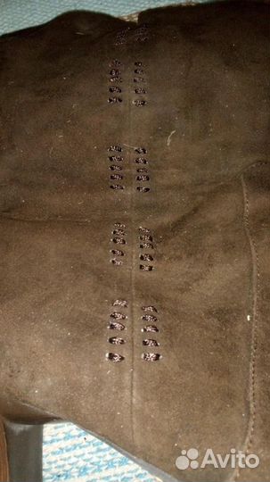 Полусапожки зимние. Натуральная замша