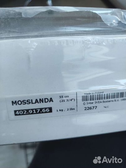 Полка для картин, статуэток и проч. Моссланда IKEA