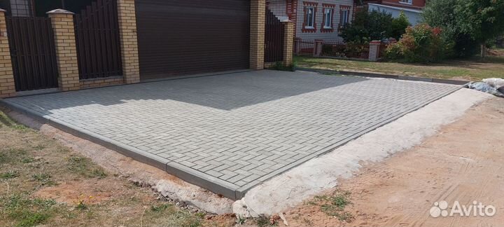 Укладка брусчатки