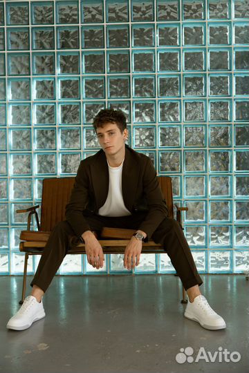 Костюм оверсайз мужской (зеленый)