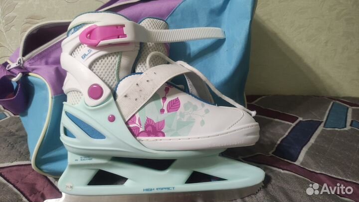 Коньки детские раздвижные