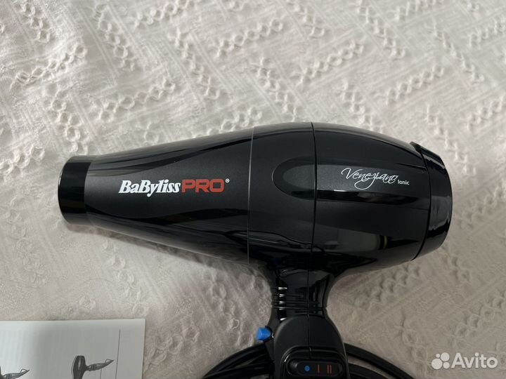 Фен профессиональный babyliss veneziano ionic