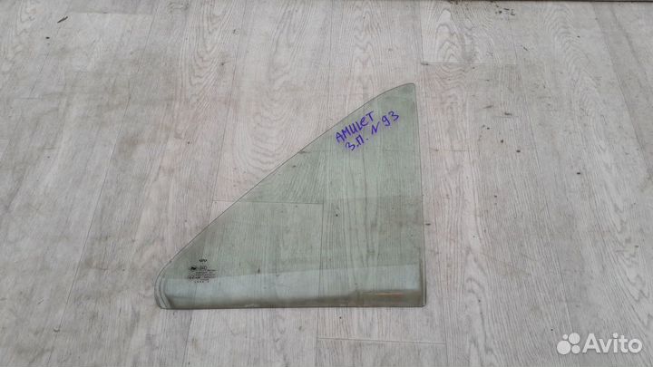 Стекло (форточка) двери задней правой №93 Chery vo
