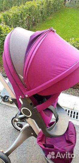 Коляска stokke xplory + люлька +акссесуары