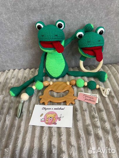 Вязаные игрушки ручной работы