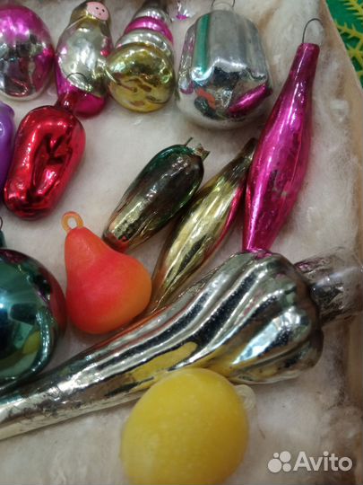 Елочные игрушки СССР набор малютка