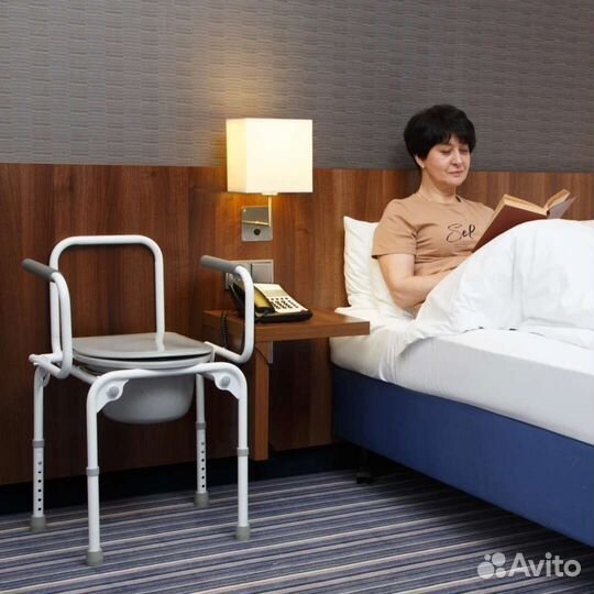 Санитарный стул откидные ручки Доставка бесплатно