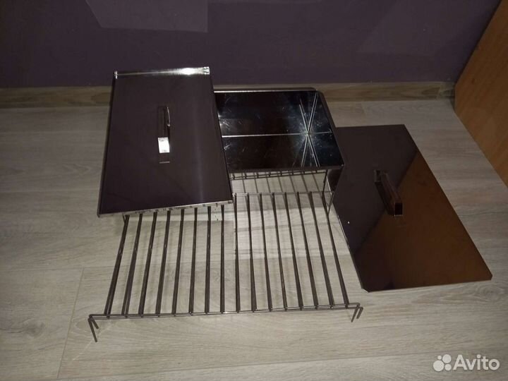 Коптильня горячего копчения из нержавейки