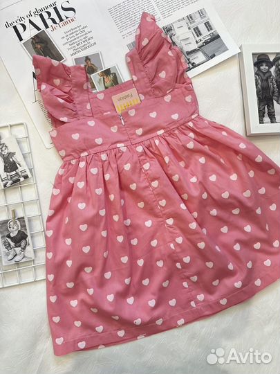 Платье детское с косынкой 98 104 110 116 122