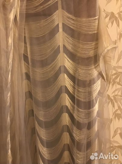 Тюль шампань