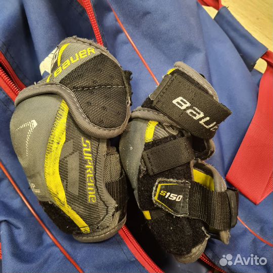 Детские хоккейные налокотники bauer supreme s150
