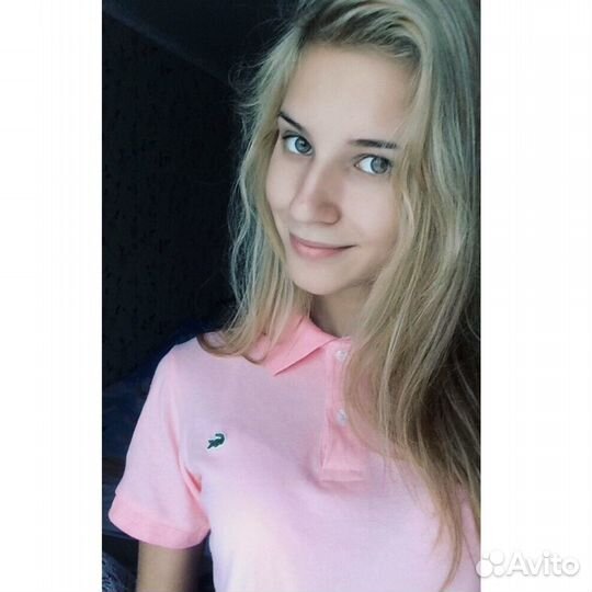 Розовое поло Lacoste женское и мужское