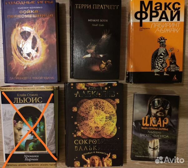 Художественная литература (книги различных жанров)