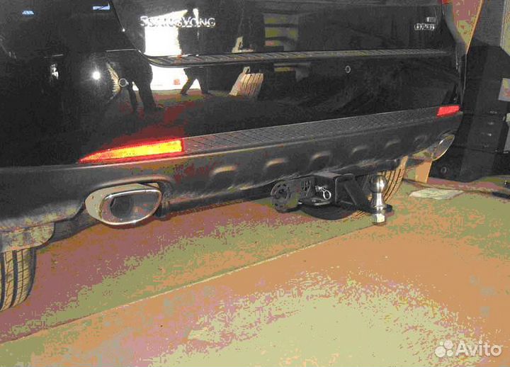 Фаркоп Ssang Yong Actyon 2010-2019 без подрезки