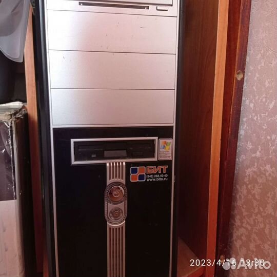 Компьютерный стол бу, компьютер в комплекте