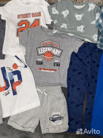 Вещи пакетом для мальчика бу 98-104