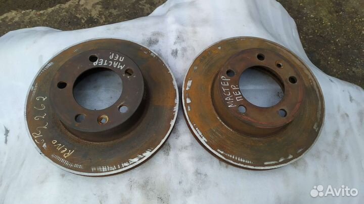 Передние тормозные диски Рено мастер 2 2.5 TDI 03г