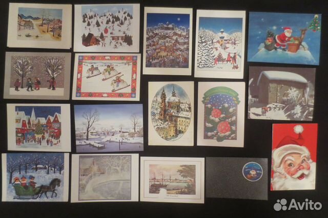 Открытки С новым годом Зарубежные