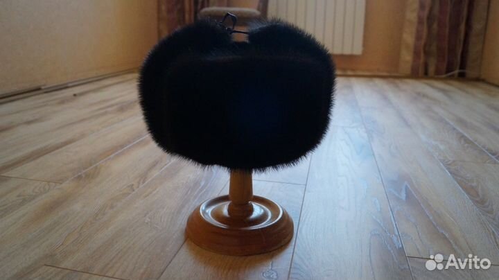 Шапка-ушанка норковая