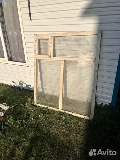 Деревянные окна со стеклопакетом бу
