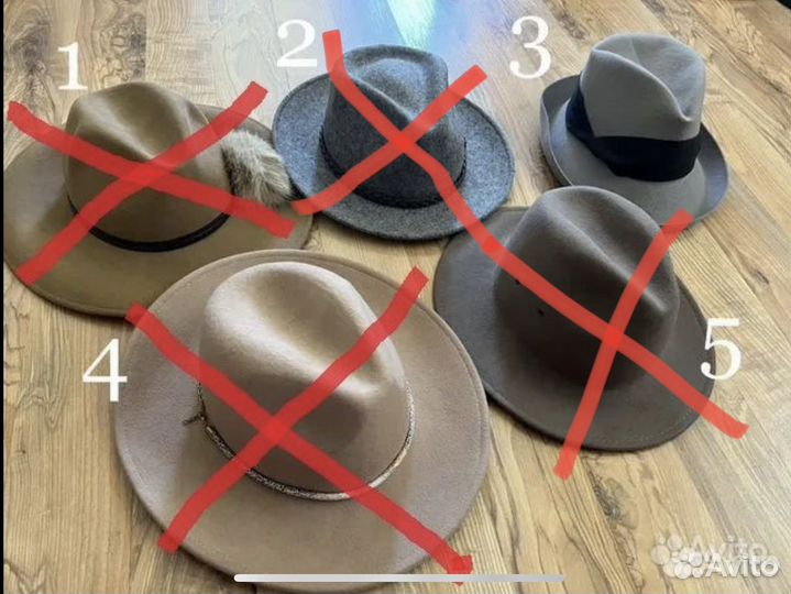 Шляпа фетровая Итальянская