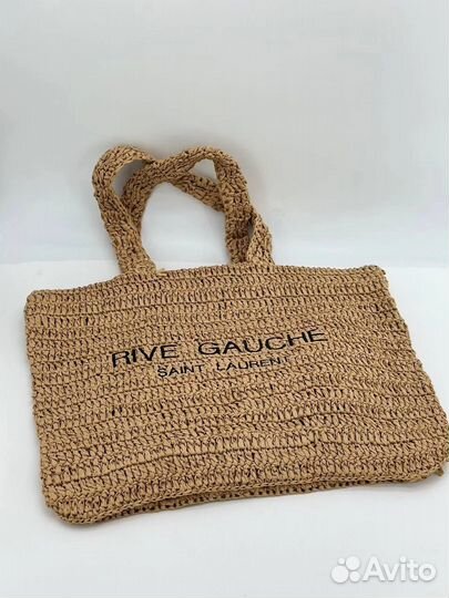 Сумка rive gauche saint laurent плетеная