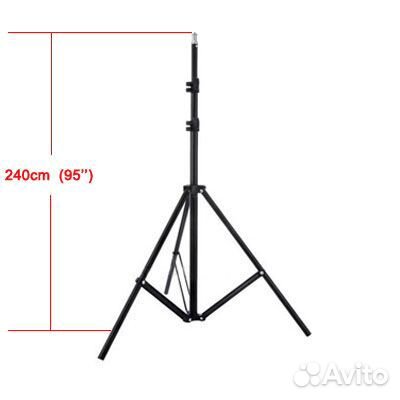 Складная стойка для освещения, макс. высота 240 см