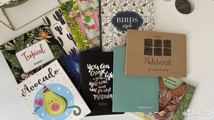 Тарелки + набор блокнотов