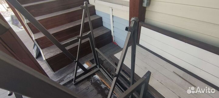 Стойка под три штанги