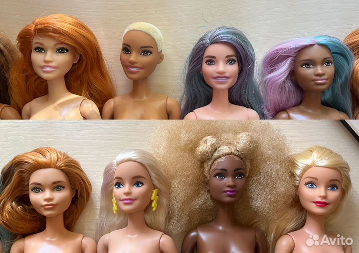 Барби, Barbie fashionistas, головы и тела Барби