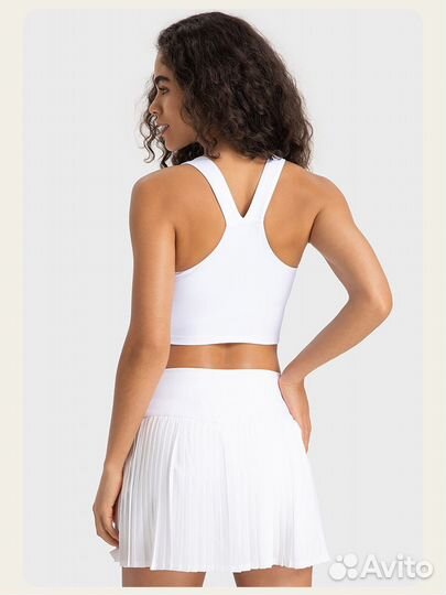 Спортивное платье, топ юбка с шортами для тенниса