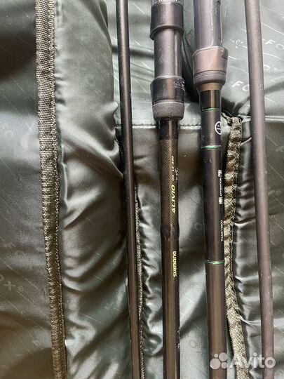 Карповые удилища shimano и fox
