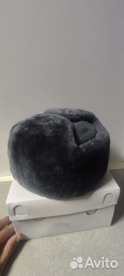 Шапка - ушанка меховая из овчины, военная