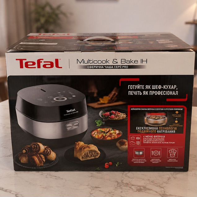 Мультиварка Tefal, Multicook & Bake IH, RK908A32