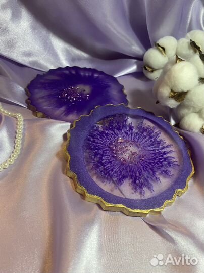 Подстаканники из эпоксидной смолы