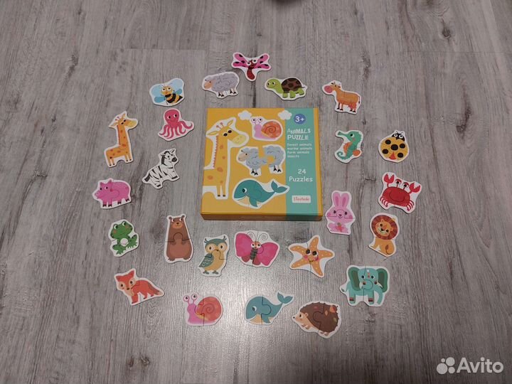 Пазлы для детей 3+ новые