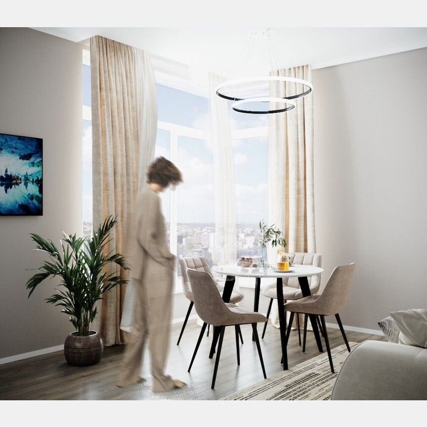 3-к. квартира, 89,1 м², 3/8 эт.