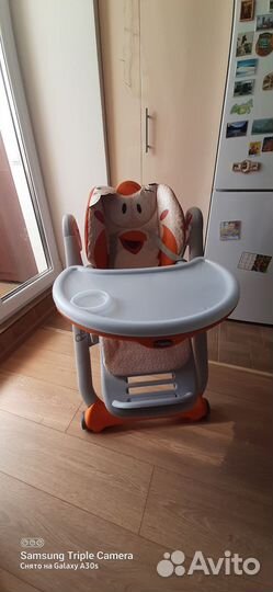 Стульчик для кормления chicco polly2Start
