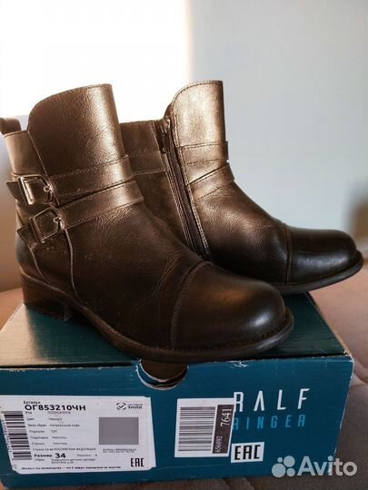 Ботинки, полусапожки Ralf Ringer, весна, 34 р