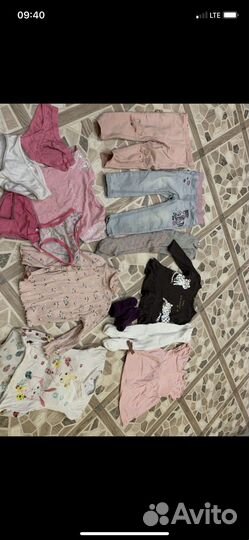 Вещи пакетом на девочку 92 98
