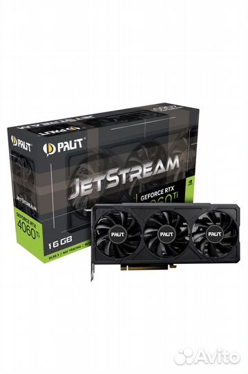 Видеокарта Palit nvidia RTX4060Ti 16 Гб Новая