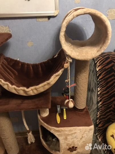 Домик для кошки с когтеточкой