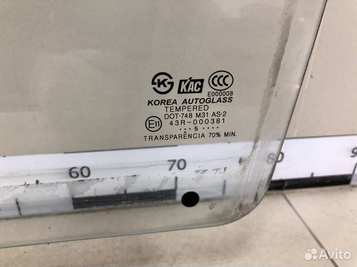 Стекло двери передней левой Hyundai Accent LC, Tag