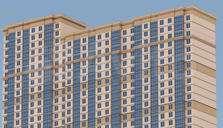 2-к. квартира, 71,8 м², 16/22 эт.