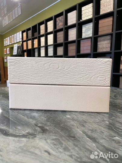 Кирпич лицевой слоновая кость дерево Железногорски