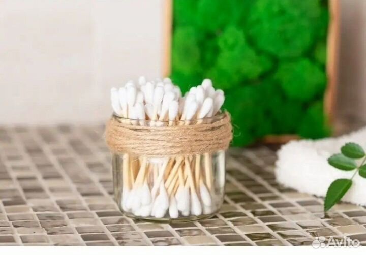 Бамбуковые ватные палочки